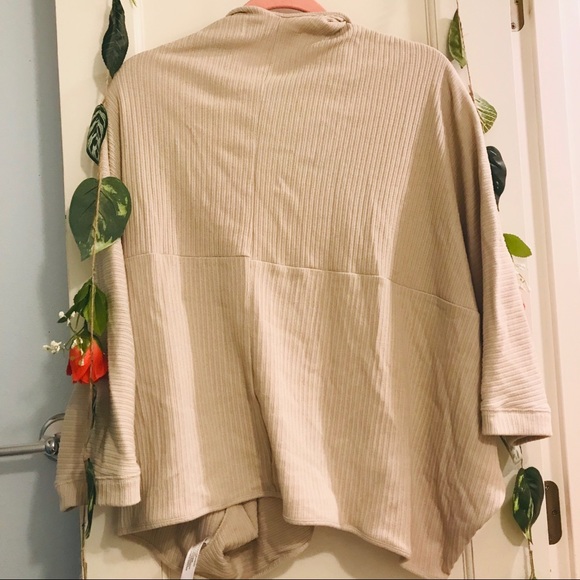 Free People Beach Cream Tan Cover Up Cardigan - Picture 8 of 10